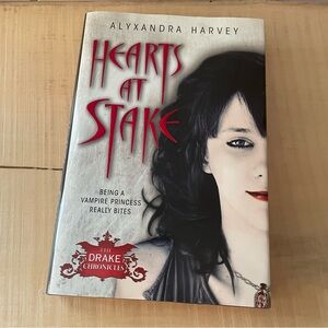 $15 SALE Hearts Stake Hardcover Vampire Teen Fiction Book Romantasy Whimsygoth